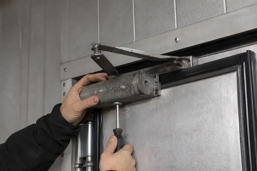Your Cooler Door Drifts Open: Closers, Hinges and Door Sag
